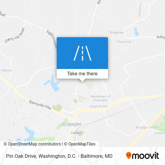 Mapa de Pin Oak Drive