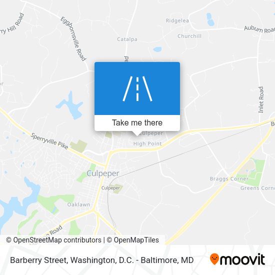 Barberry Street map