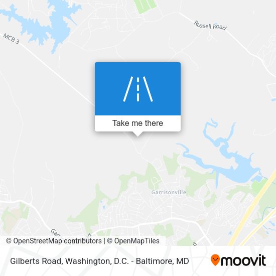 Mapa de Gilberts Road
