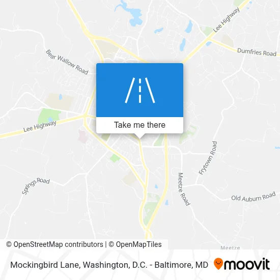 Mockingbird Lane map