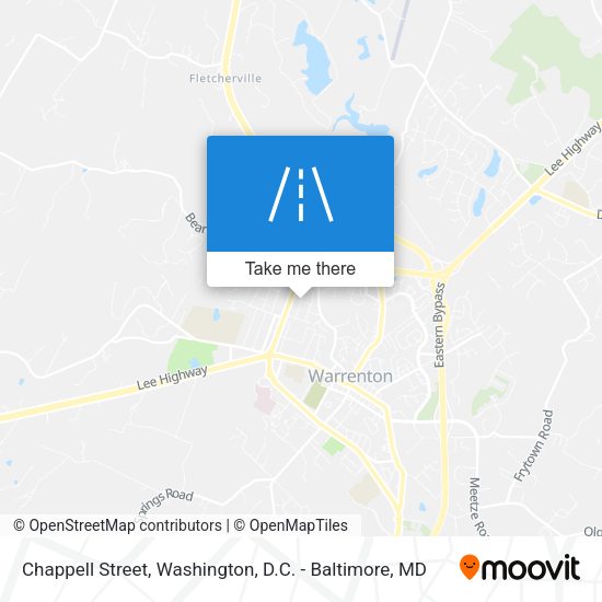 Mapa de Chappell Street