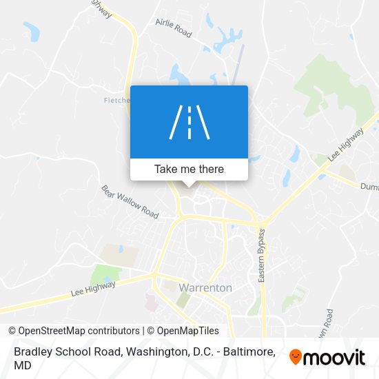 Mapa de Bradley School Road