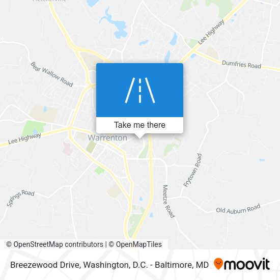 Breezewood Drive map