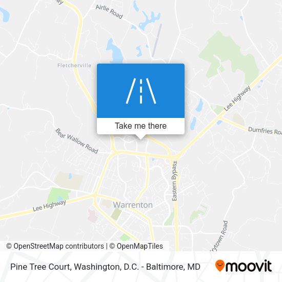 Pine Tree Court map
