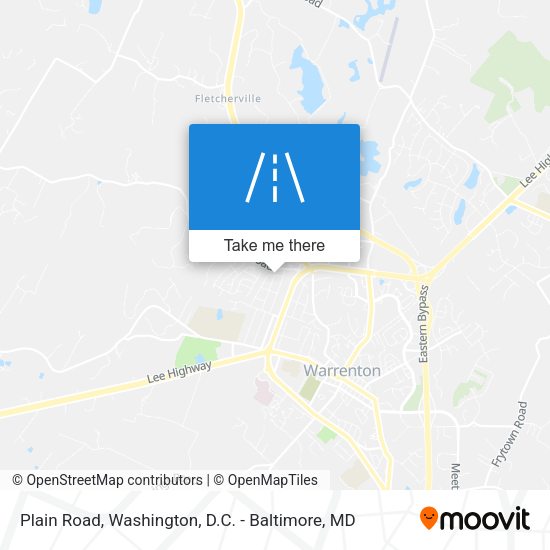 Plain Road map