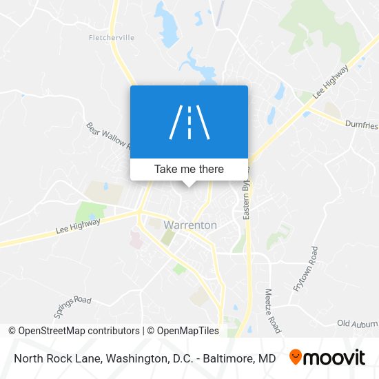 Mapa de North Rock Lane