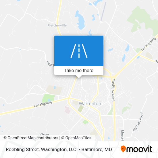 Roebling Street map