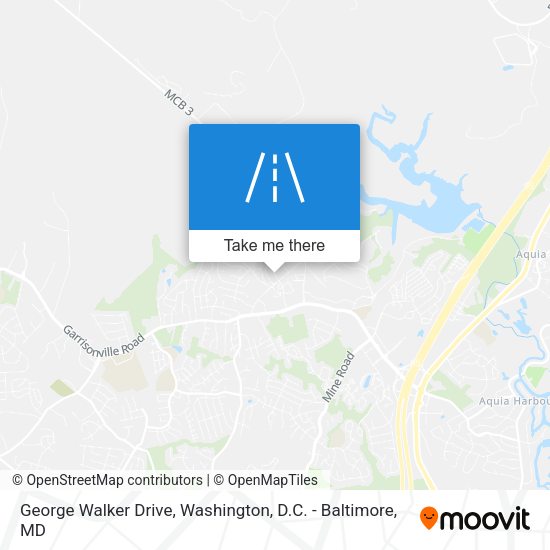 George Walker Drive map