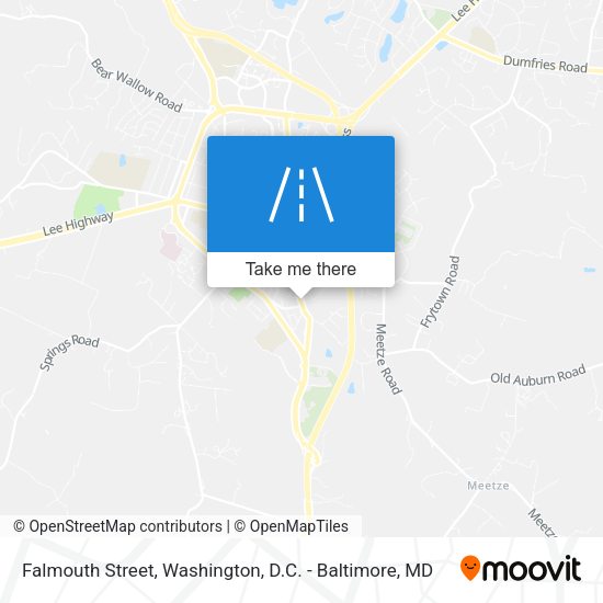 Falmouth Street map