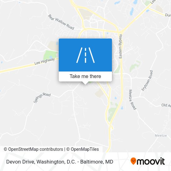 Devon Drive map