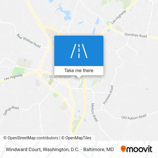 Windward Court map