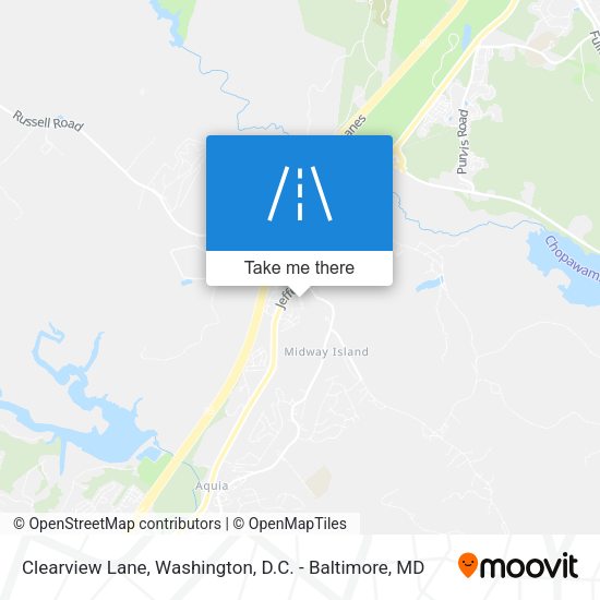 Mapa de Clearview Lane