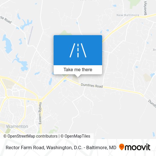 Rector Farm Road map