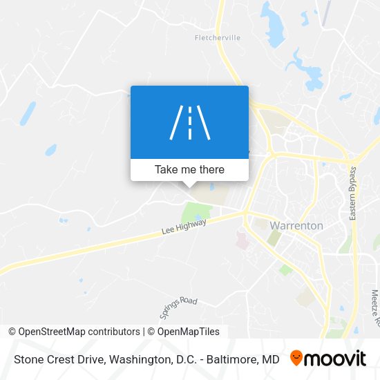 Stone Crest Drive map