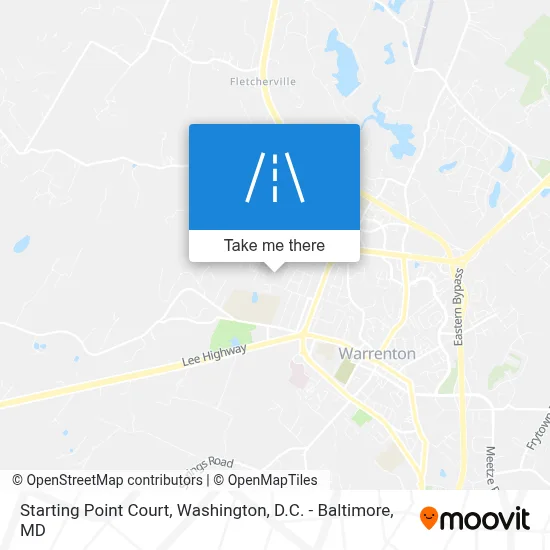 Starting Point Court map