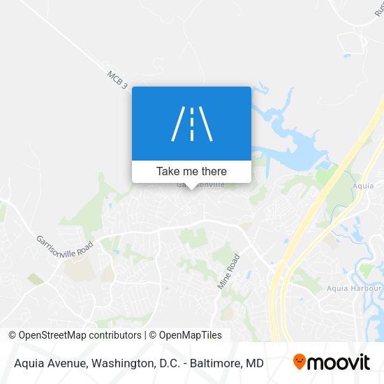 Aquia Avenue map