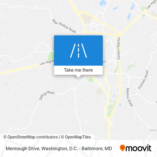 Mapa de Menlough Drive