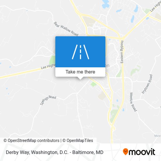 Mapa de Derby Way