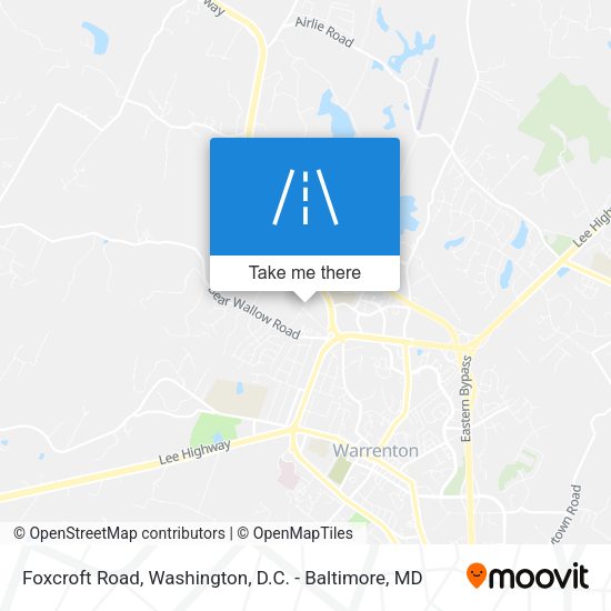 Mapa de Foxcroft Road