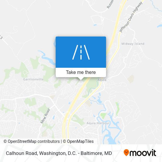 Calhoun Road map