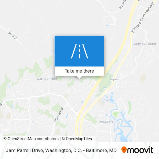 Mapa de Jam Parrell Drive