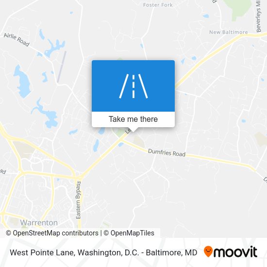 West Pointe Lane map