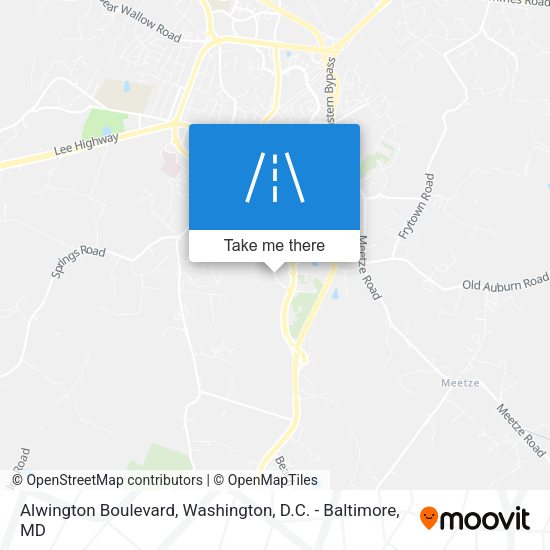 Mapa de Alwington Boulevard