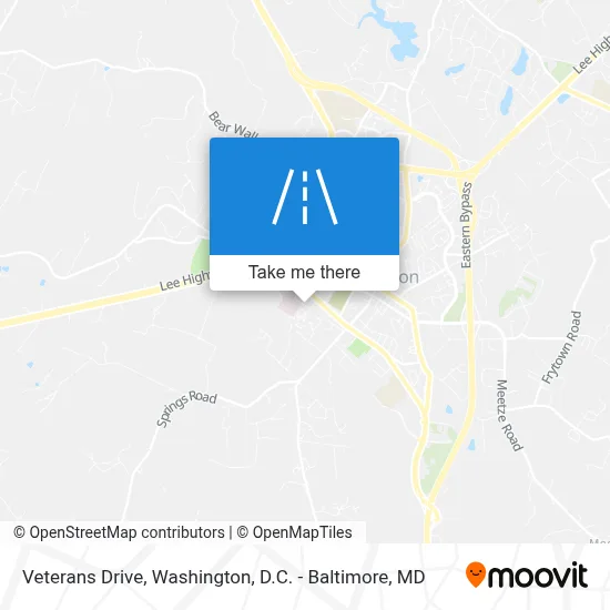 Veterans Drive map