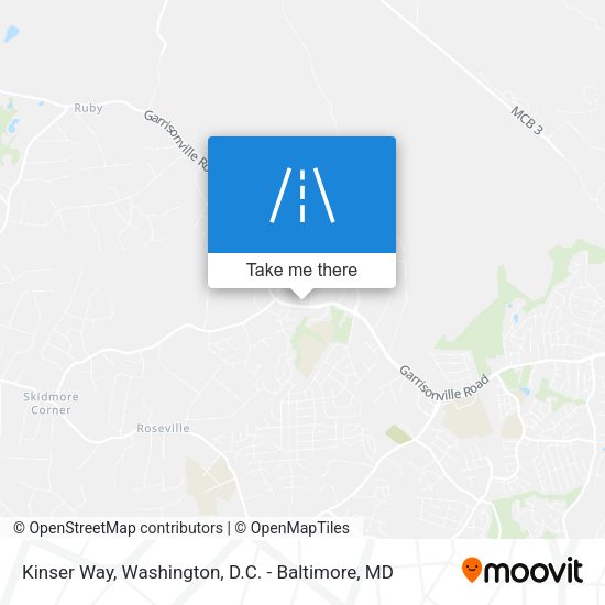 Kinser Way map