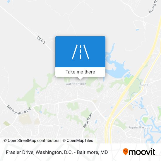 Frasier Drive map