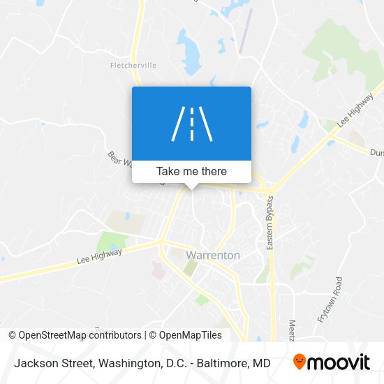 Jackson Street map