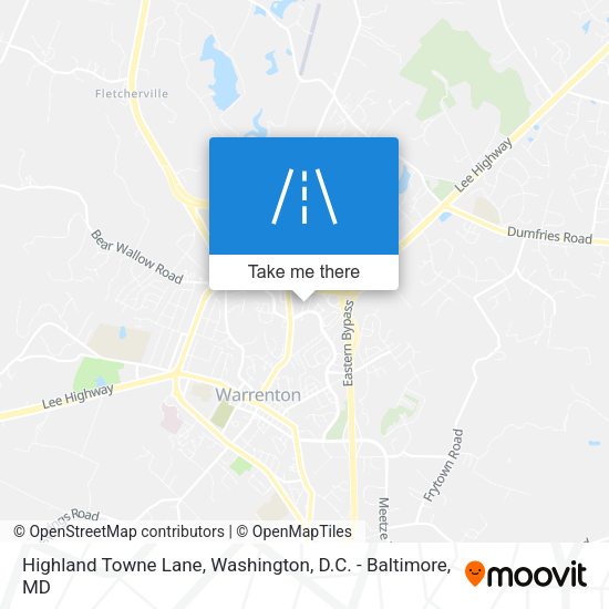 Mapa de Highland Towne Lane