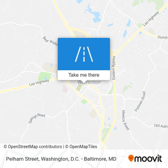 Pelham Street map