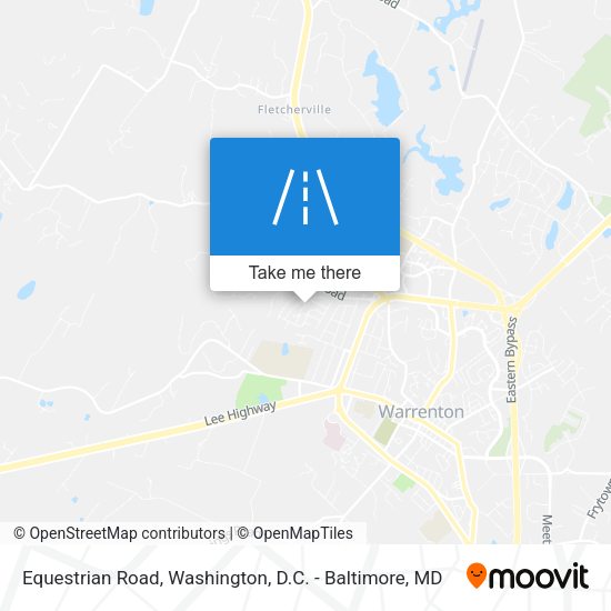Mapa de Equestrian Road
