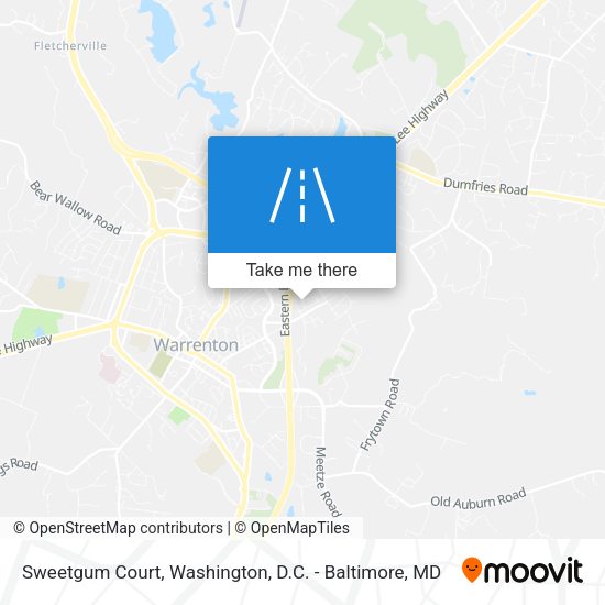 Mapa de Sweetgum Court