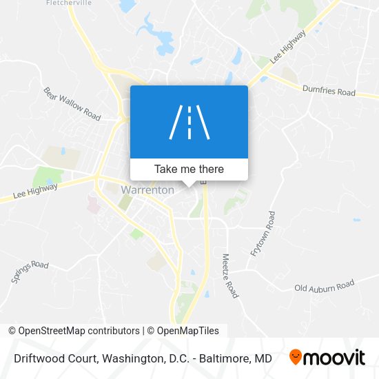 Driftwood Court map