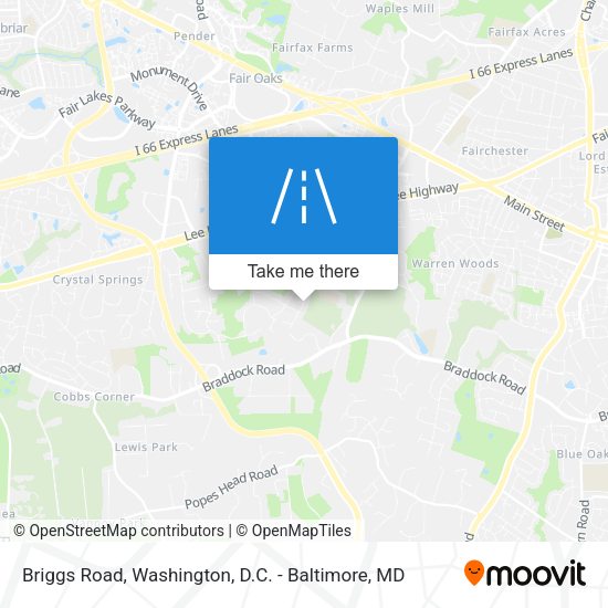 Briggs Road map