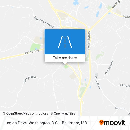 Legion Drive map