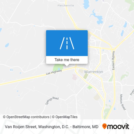 Mapa de Van Roijen Street
