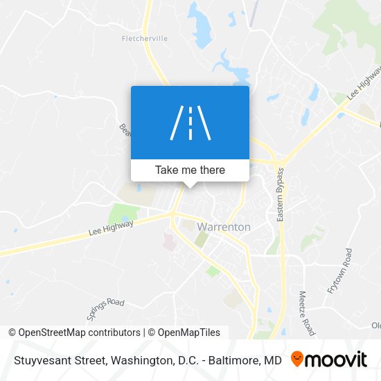 Mapa de Stuyvesant Street
