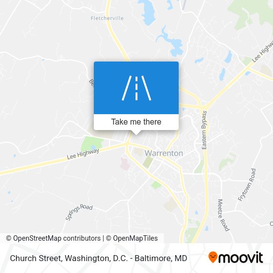 Church Street map