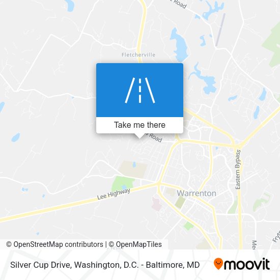 Mapa de Silver Cup Drive