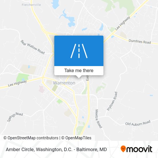 Amber Circle map