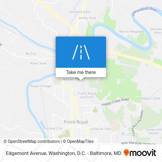 Edgemont Avenue map