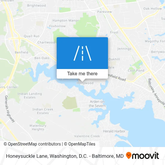 Honeysuckle Lane map