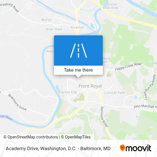 Academy Drive map