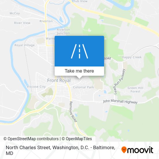 Mapa de North Charles Street