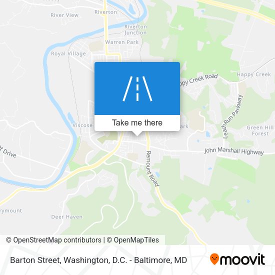 Mapa de Barton Street