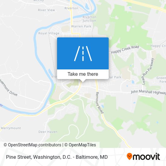 Mapa de Pine Street