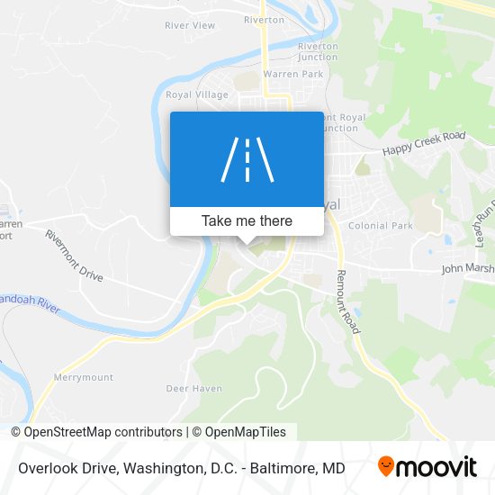 Mapa de Overlook Drive